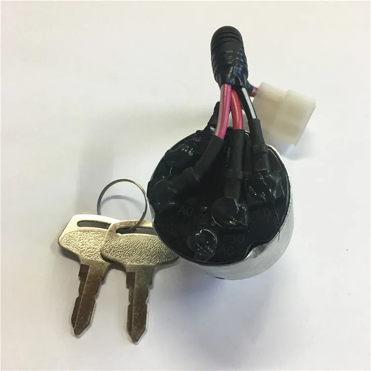Фото Выключатель зажигания 66101-55200 для тракторов Kubota BX1500D, BX1830D, BX2200D, BX2230D №3