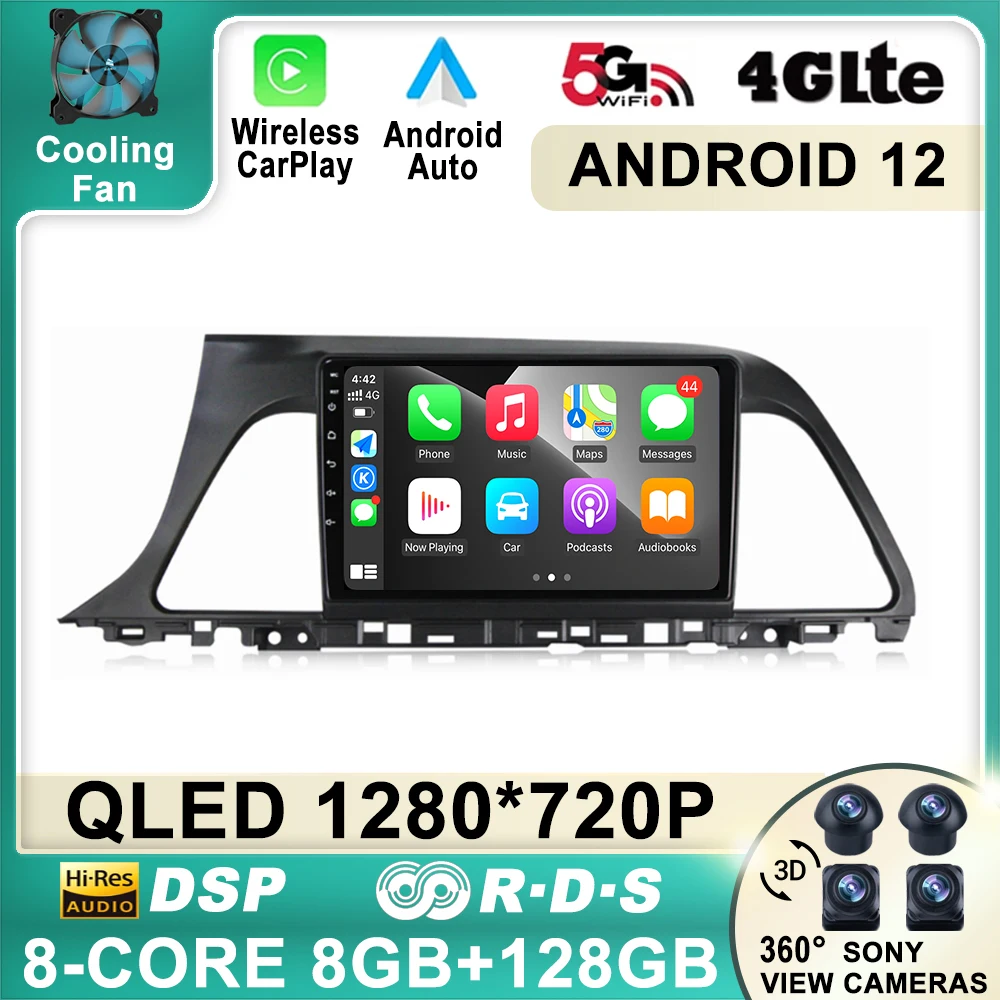 

Автомагнитола 2DIN на Android 12 для Hyundai Rohens Genesis 2008 - 2013 с GPS-навигацией