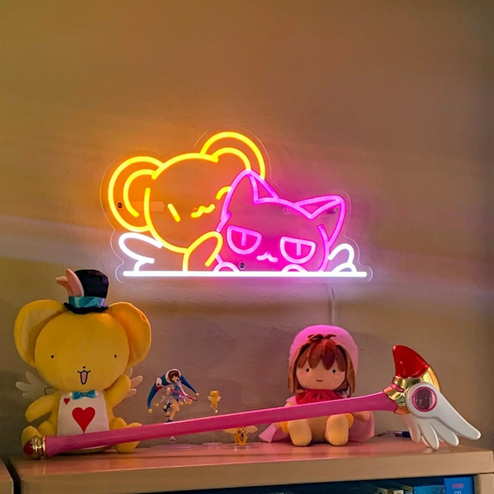 

Kero Neon Signs, Magical Girl, Magical Girl Sakura|, anime neon lights to decorate the room, Christmas gifts, wall art neon sign