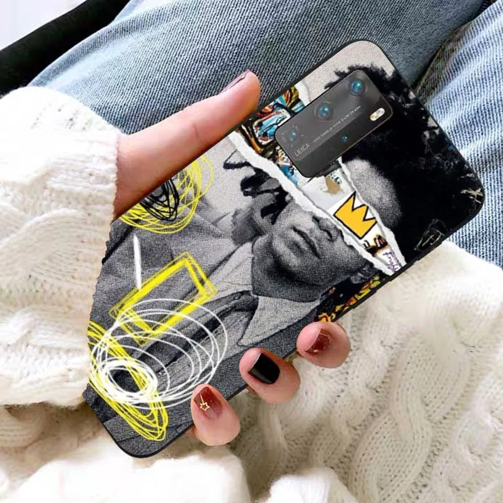 Artist J-Jean-Michel-Basquiat Phone Case For Huawei P 8 9 10 20 30 40 50 Pro Lite Psmart Honor 70 Mate 20lite