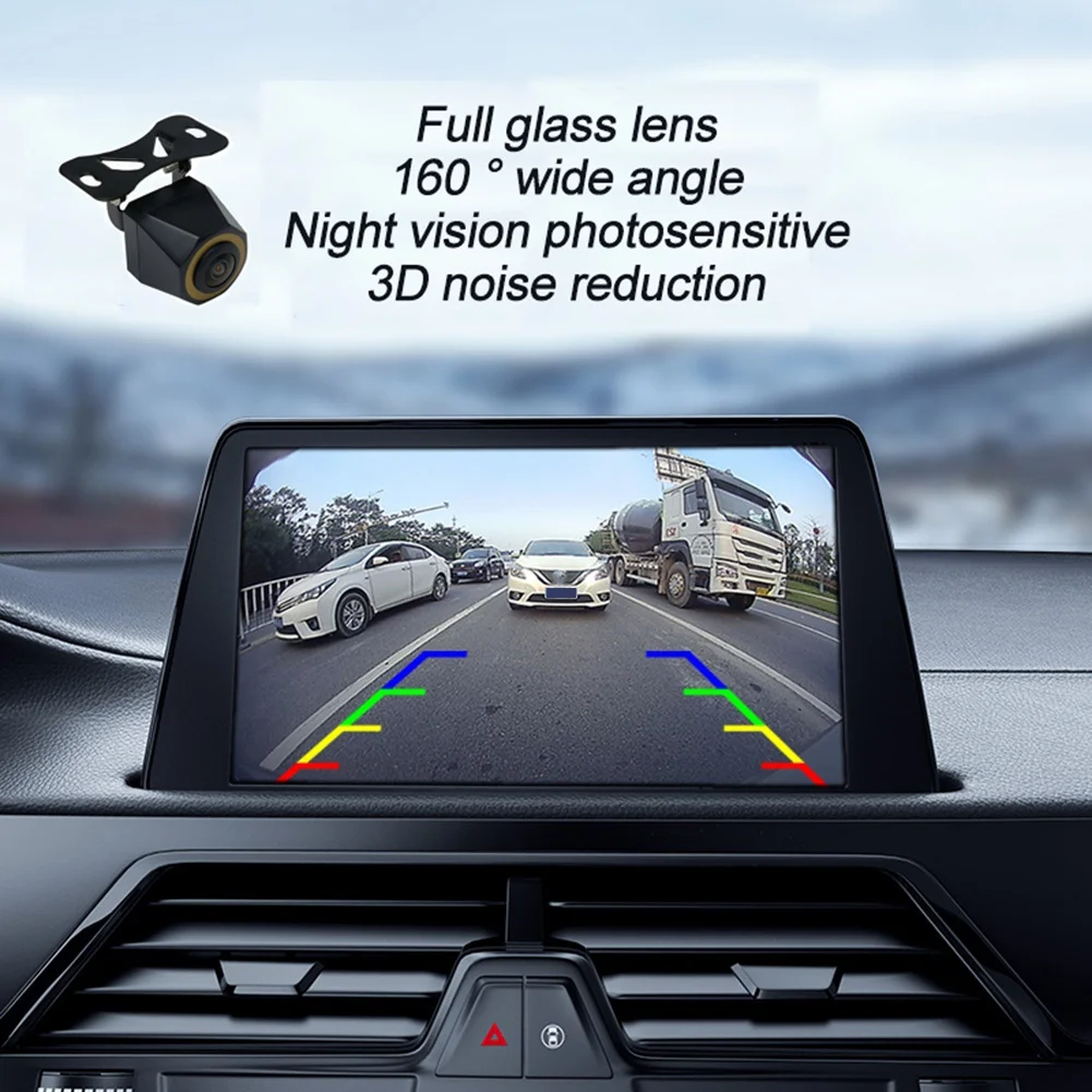 

AHD 2K 160 Degree Fisheye Lens Car Rear View Camera Wide Angle Reversing Backup Starlight Night Vision Waterproof