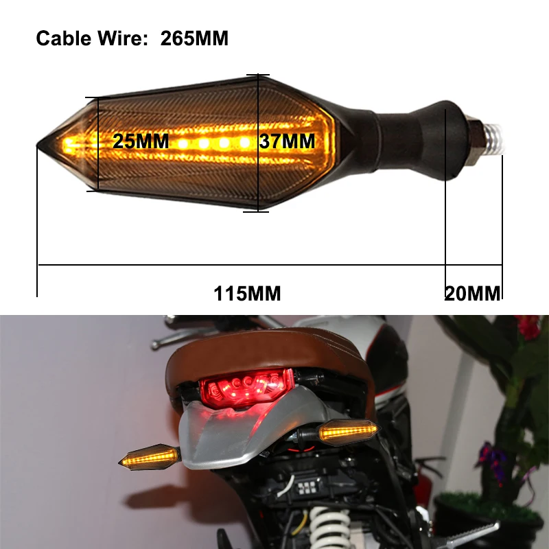 Поворотники для мотоциклов Honda Cbf 600 Kawasaki Ninja 250R Transalp Z1000Sx Yz 85 17 светодиодов - купить