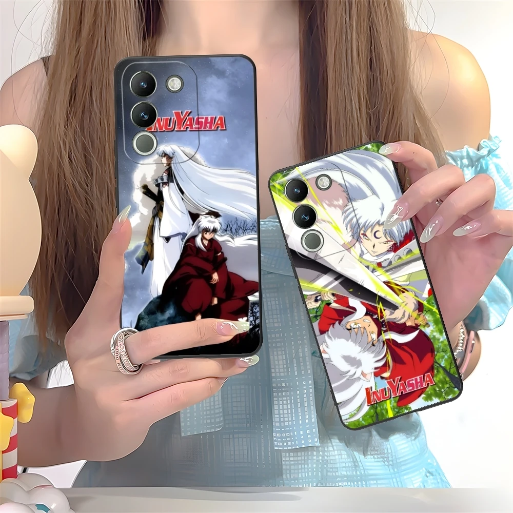 Inuyasha Sesshoumaru Mobile Cell Phone Case for VIVO Y95 Y93 Y31 Y20 V19 V17 V15 Pro X60 NEX Black Soft Cover Shell