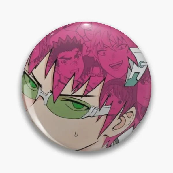 

Saiki K мягкая булавка на пуговицы креативный подарок на воротник женская модная шляпа забавная одежда мультяшная Металлическая Булавка на ла...