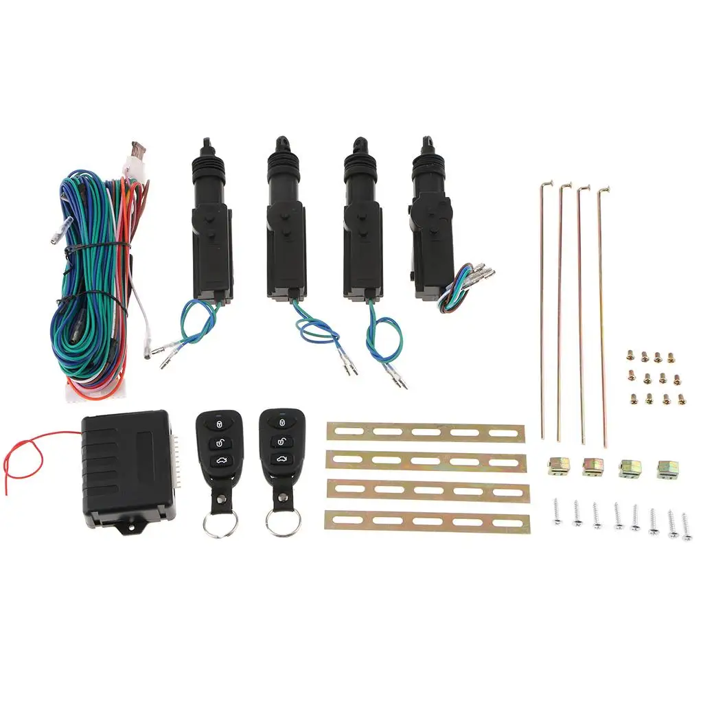 

1 комплект, черная дистанционная Центральная дверная Блокировка, бесключевая Система доступа с/