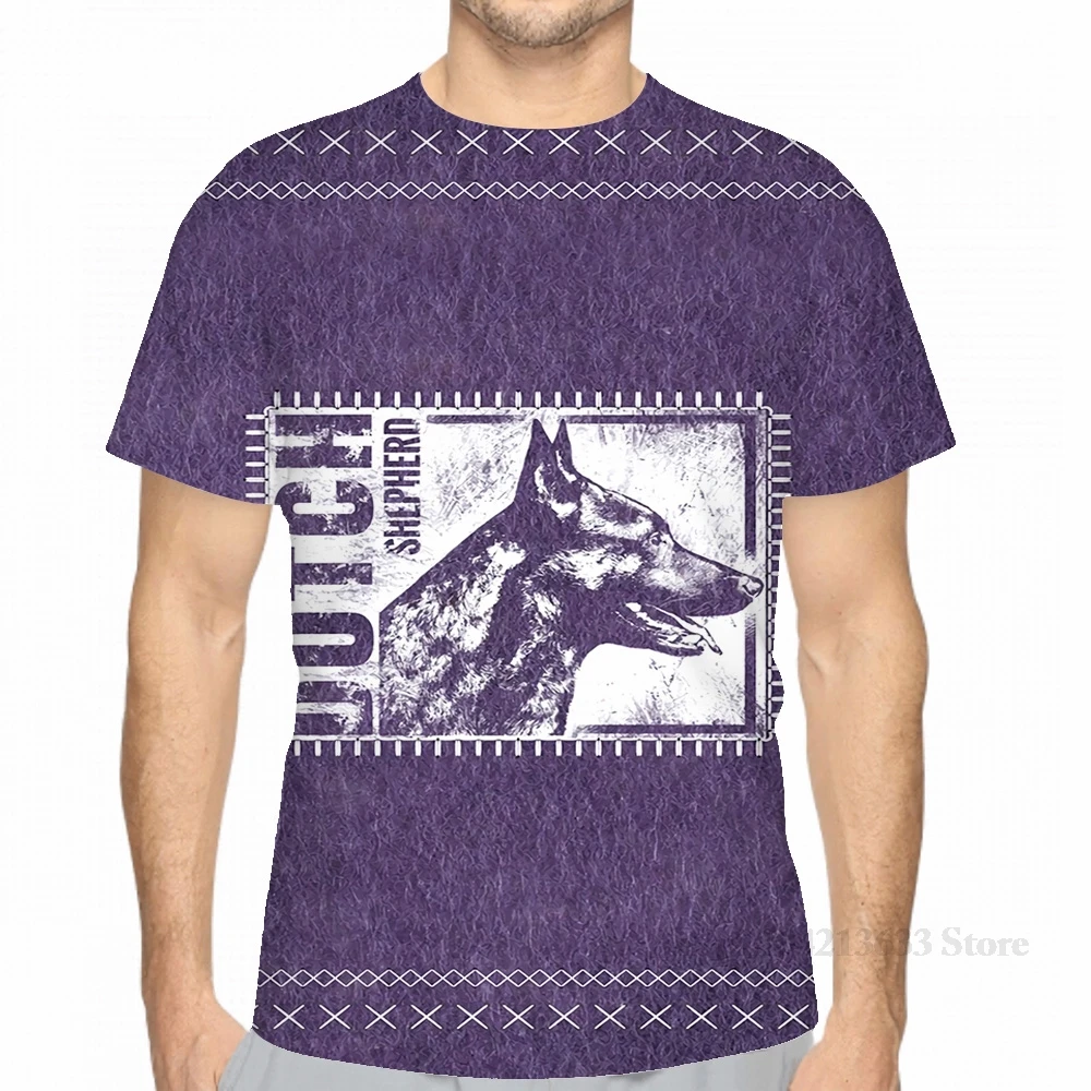 Мужская футболка с принтом Голландская овчарка Dutchie женская модная для девочек