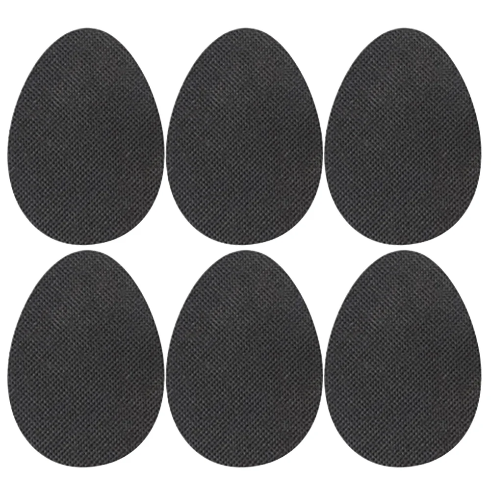 

3pairs Sticker Cushion Rubber Self Adhesive Protector Shoe Sole Pads Sandals Durable Outsole Grips Forefoot High Heels Non Slip