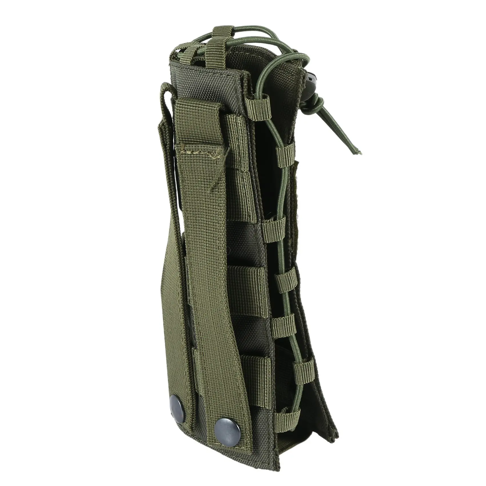 

Тактический держатель для бутылки, сумка для питьевой бутылки, нейлоновый держатель для бутылки Molle, прочный для езды на велосипеде, бега, спорта на открытом воздухе-зеленый