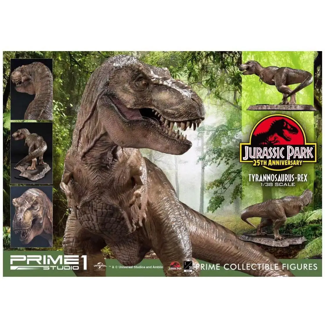 

[Предварительная продажа] Prime 1 студия PCFJP-01 1/38 мир Юрского периода, коллекция моделей тираннозавра Рекс, sculture, Большая фигурка, Коллекционирование статуй