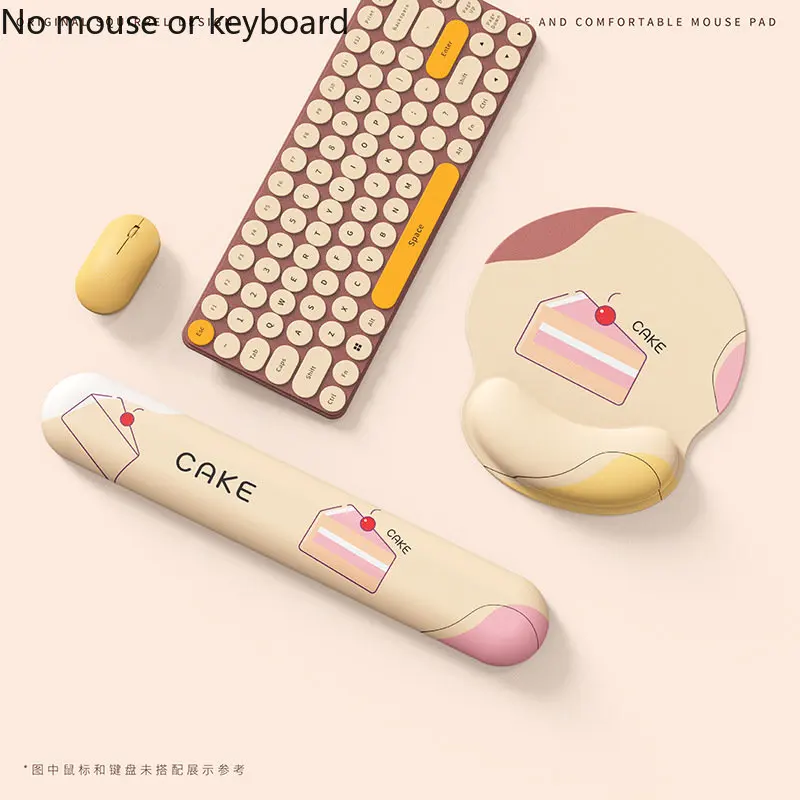 

Afternoon tea cake wrist pad, mouse pad, silicone cute personality, ins, simple girls, 3d wrist pad, keyboard hand rest