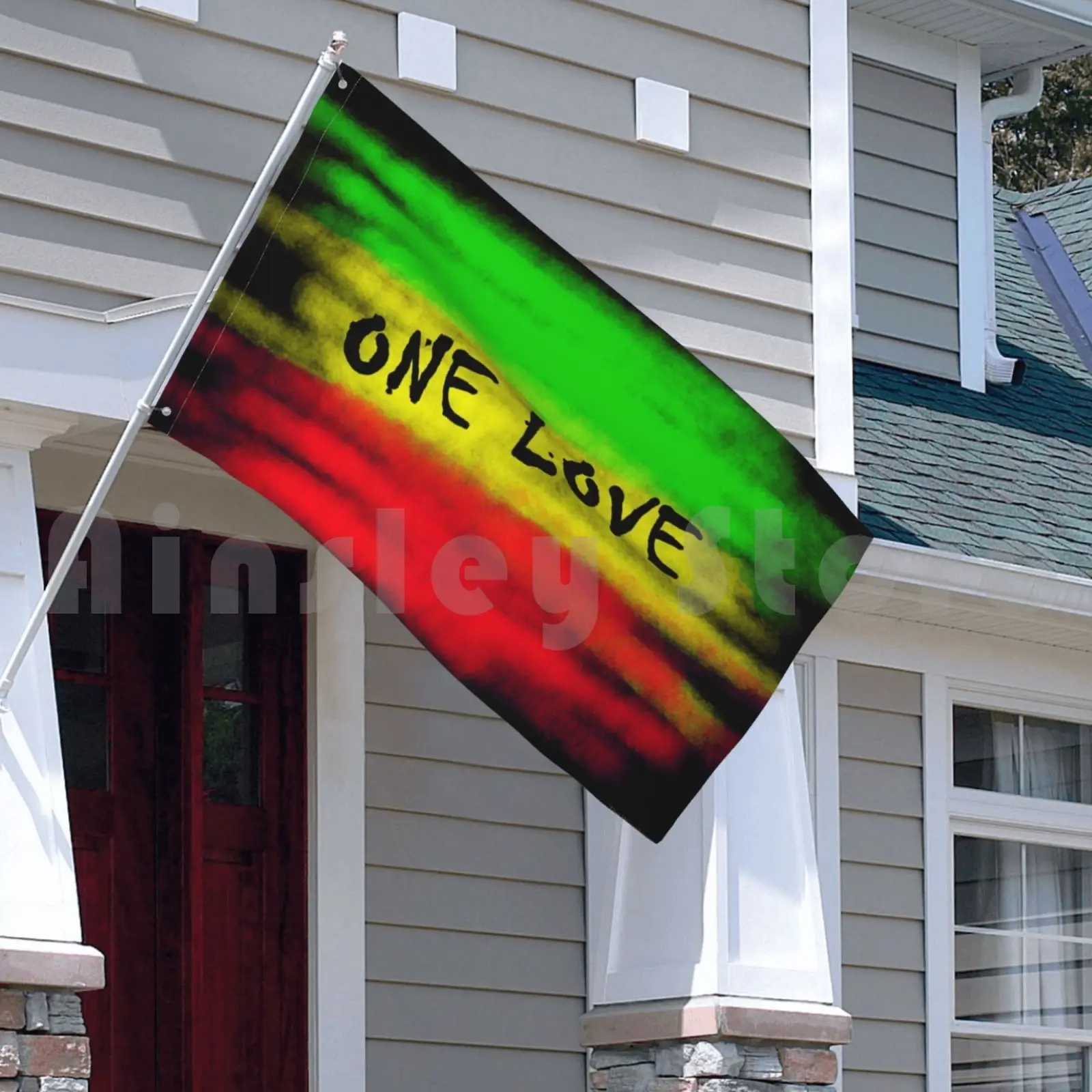 Флаг Автомобильный флаг One Love 1620 Peace Rasta Phish Hip Hop Regae новая популярная летняя музыка