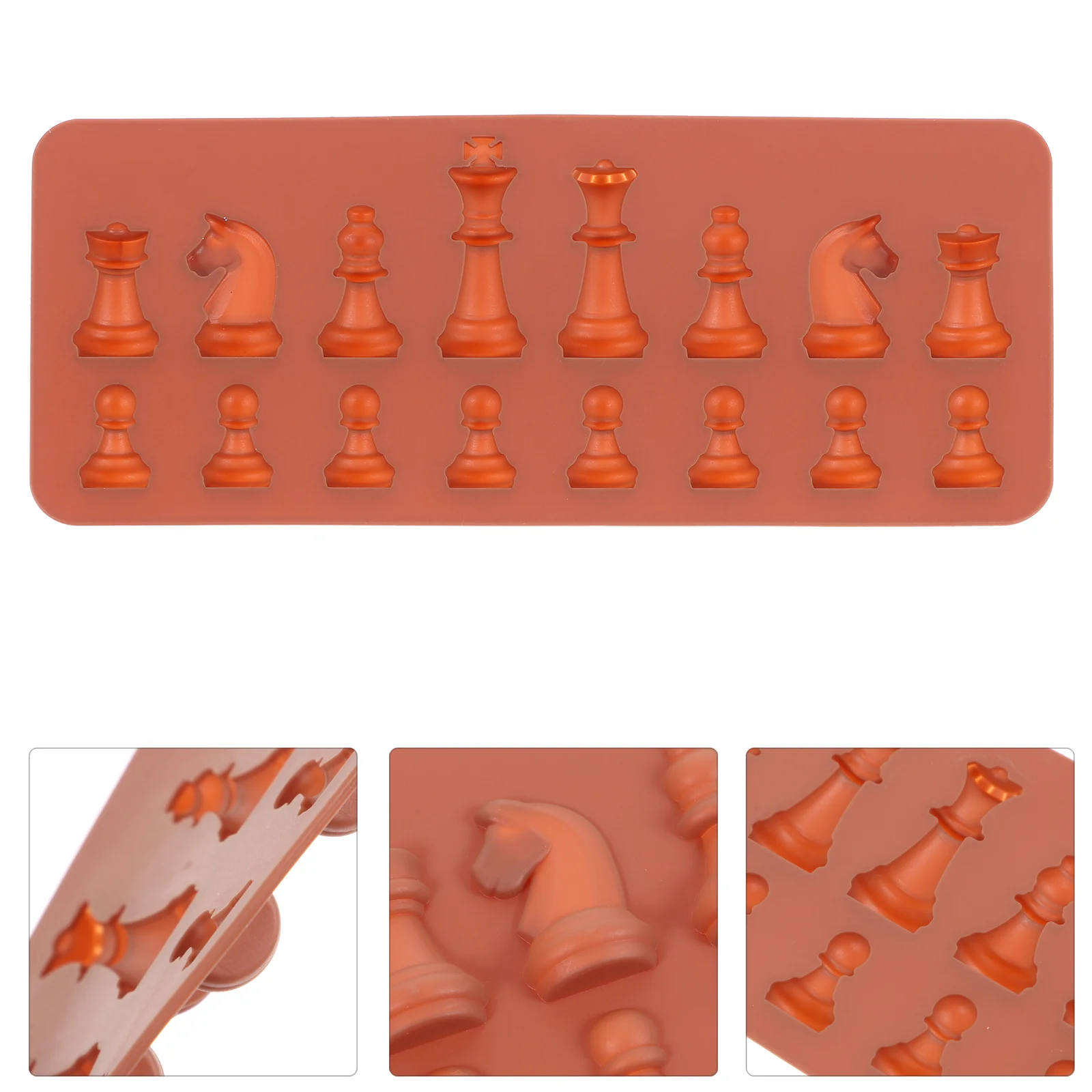 

Molds Silicone Candy Chess Fondant Cube Cake Ice Soap Baking Chocolate Casting Epoxy Resin Clay Wax Melt Fondnat Mold