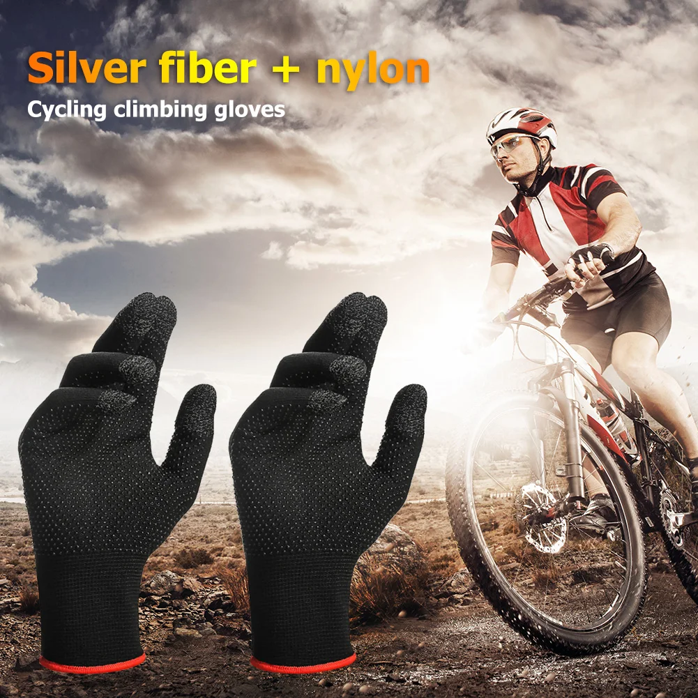 

Breathable Sweatproof Knit Thermal Gloves Unisex Anti Slip Touch Screen Gloves Motorcycle Gloves Sports Full Finger