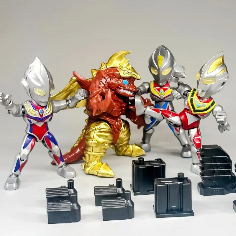 Фото Коллекционная сборная игрушка Keeppley Ultraman: Мини-наборы-сюрпризы (Blind Box) из серии «Первая волна: Pocket Party Galaxy Victory» для фанатов аниме №2
