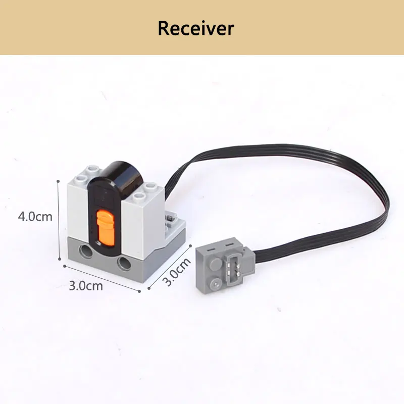Building Block 2.4G Motor Signal Receiver Electrical Machinery PF Power Group Electronics Compatible with Lego Parts 8884 |