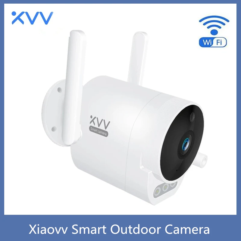 

Умная наружная камера Xiaovv, модель B10, 2K, 1296P, HD, Wi-Fi, водонепроницаемая камера видеонаблюдения с ночным видением, умная IP-камера для дома