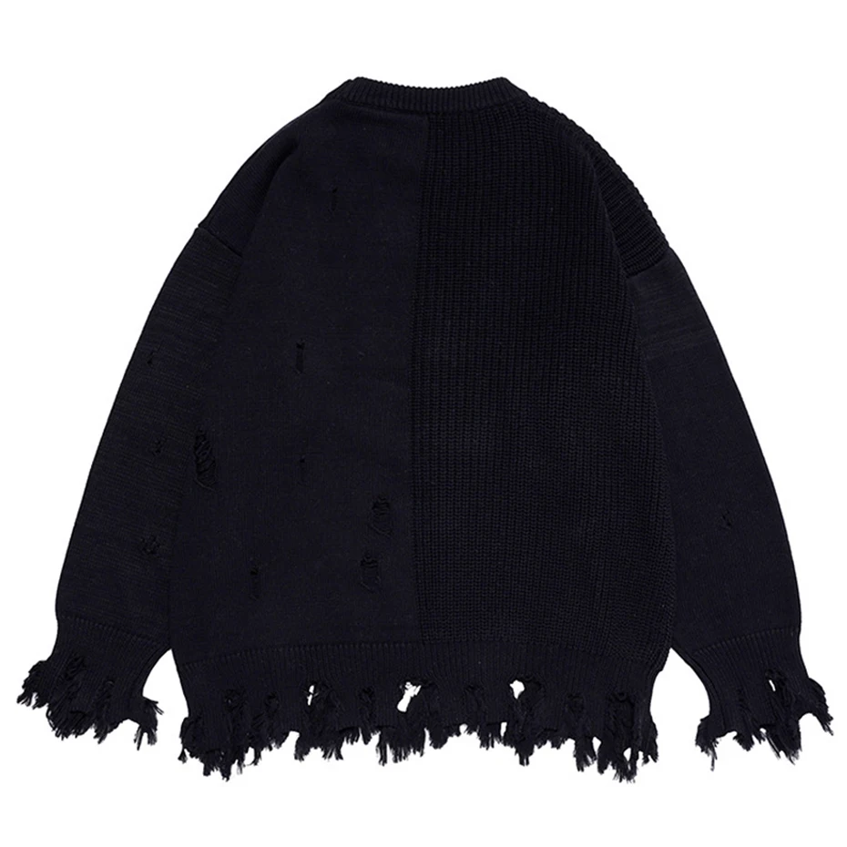 Мужской Свитер оверсайз в стиле панк хип-хоп |