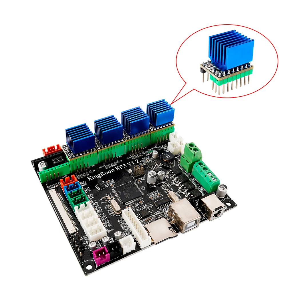 Оригинальный шаговый двигатель MKS TMC2209 2209 StepStick детали для 3D-принтера а UART