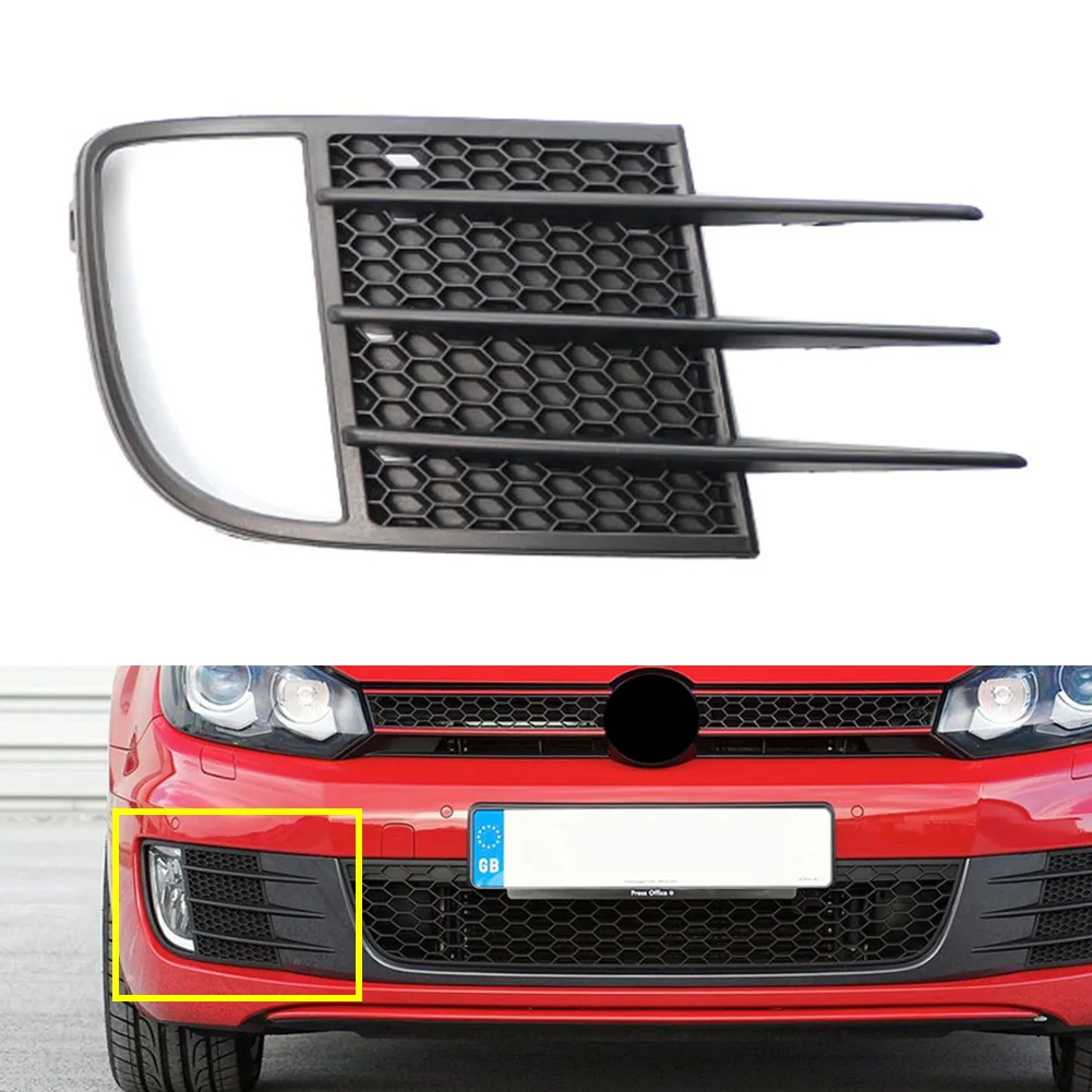 Передняя противотуманная крышка автомобиля обшивка фары для VW Golf 6 MK6 GTI GTD 2008 2009 2010