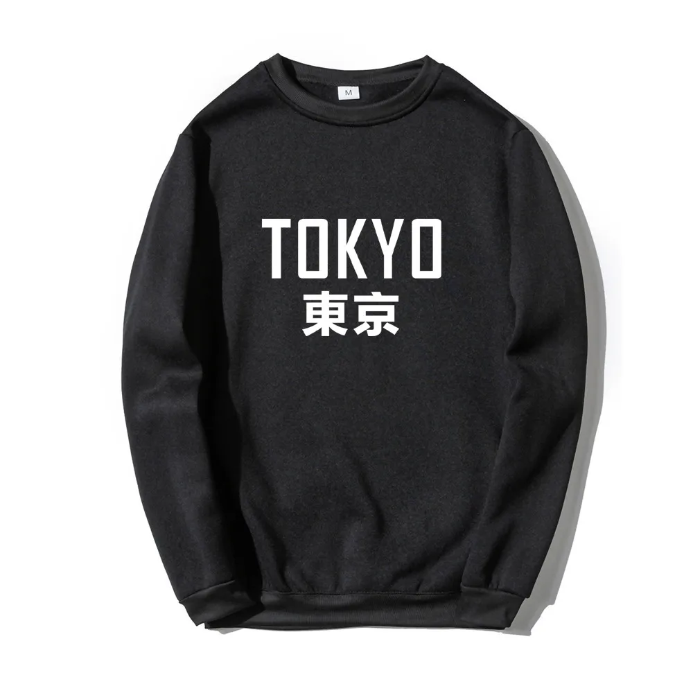 

Fashion Hoodies Japanese Streetwear Tokyo Bay Multiple Colour Men Women Tokyo Harajuku Crewneck Sweatshirt Pullover Oversized