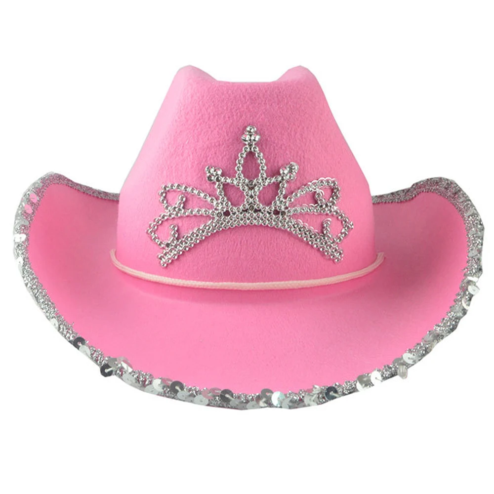 Western Cowboy Caps Pink Cowgirl Hat 