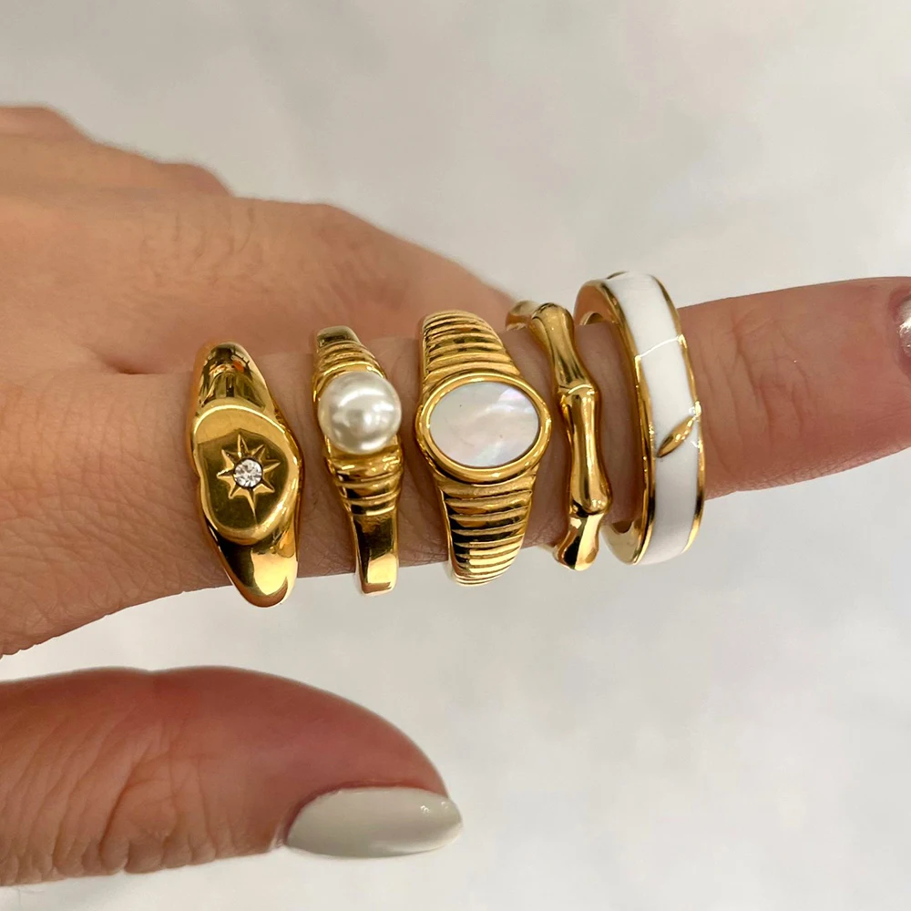 Кольца из нержавеющей стали Peri'sBox для женщин