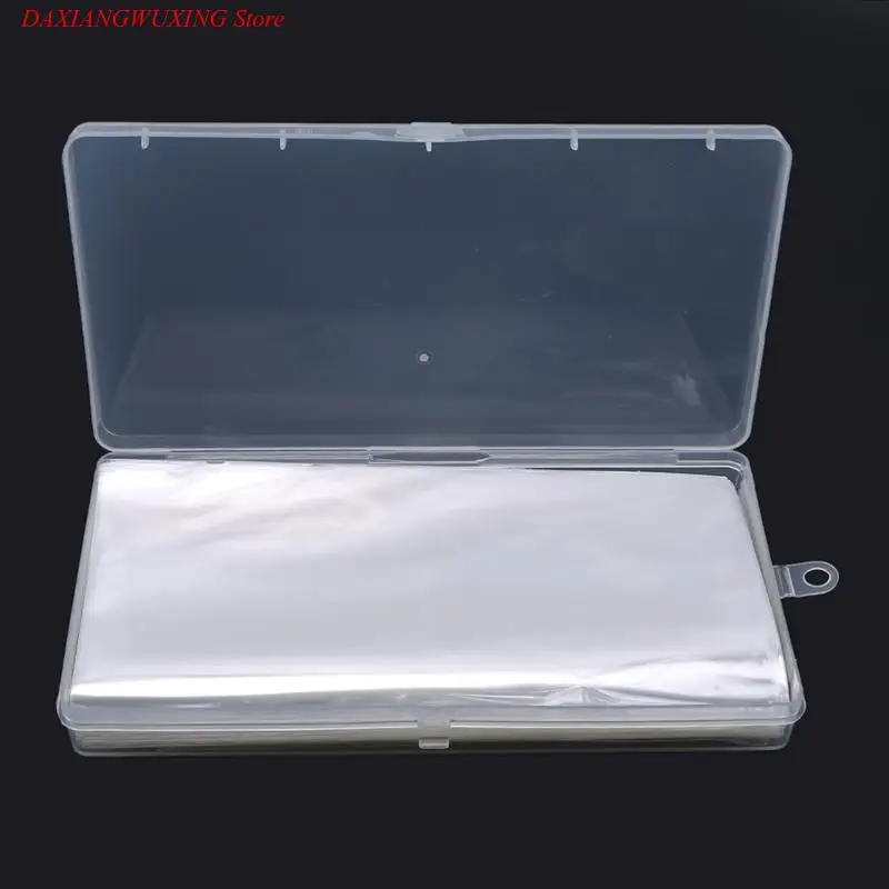 

100pcs Paper Money Banknotes With Box Money Transparent PVC Page Of Paper Money Coin Album Coin Money Holders
