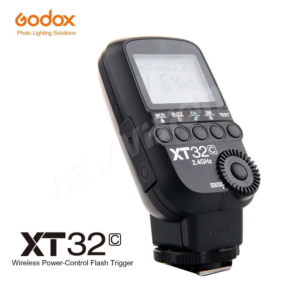 

Inlighttech Godox XT32C 2.4G Wireless 1/8000s High-speed sync Flash for Godox X System Flash XTR-16 XTR-16S for DSLR