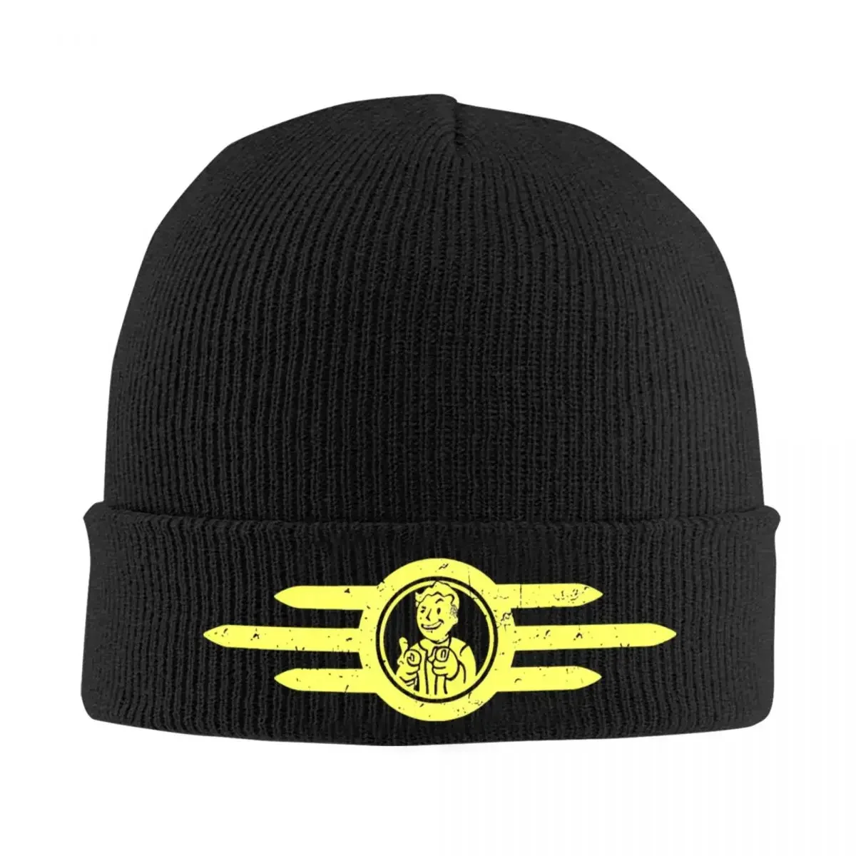 Vault-Tec Finger Guns - Fallouted Knit Hat Beanie Winter Warm Street Game New Vegas Caps for Men Women