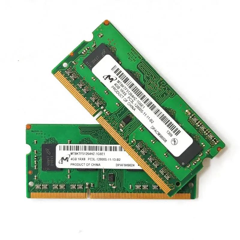 Оперативная память Micron s DDR3 4 Гб 1600 МГц, память для ноутбука DDR3 4 Гб 1Rx8 PC3L-12800S-11, память для ноутбука 4 Гб 1,35 в, ОЗУ