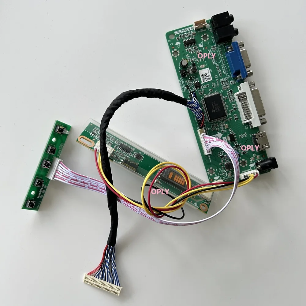 Фото Плата контроллера HDMI-совместимый DVI VGA для LTN170BT07-G01 LTN170BT08 1440X900 ЖК-панель экран монитора DIY дисплей 17 дюймов №2