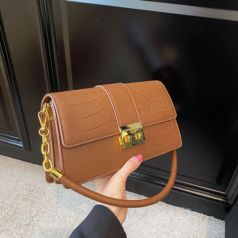 

PU Leather Handbags For Women 2022 New Fashion Crossbody Bags Popular Texture Shoulder Bags Leisure Messenger Bags Free Shipping