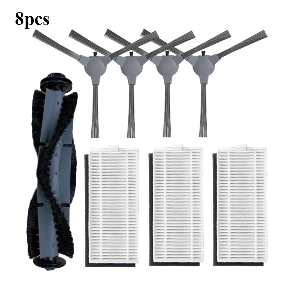 

Brush Filter Kit Long lasting 8pc Roller Brush Filter Kit for Coredy R3500S R550 R500+R650 R750 Vacuum Cleaner