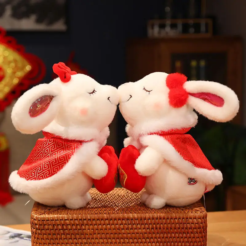 

Симпатичная Новогодняя модель Ангел кролик обнимающая Подушка накидка модель мягкая плюшевая игрушка тряпичная кукла украшение дивана Но...