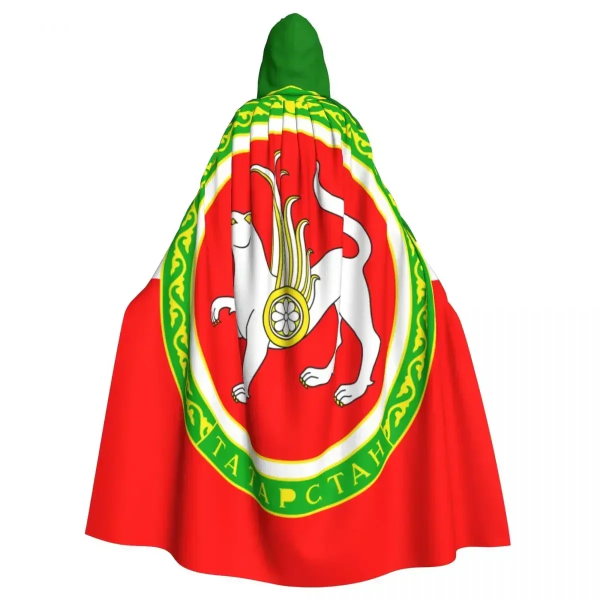 Женская двусторонняя накидка унисекс с капюшоном