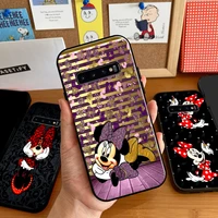 cute minnie mouse case for samsung galaxy s10 s9 s8 plus lite s10e for samsung s10 5g phone case soft coque tpu carcasa funda