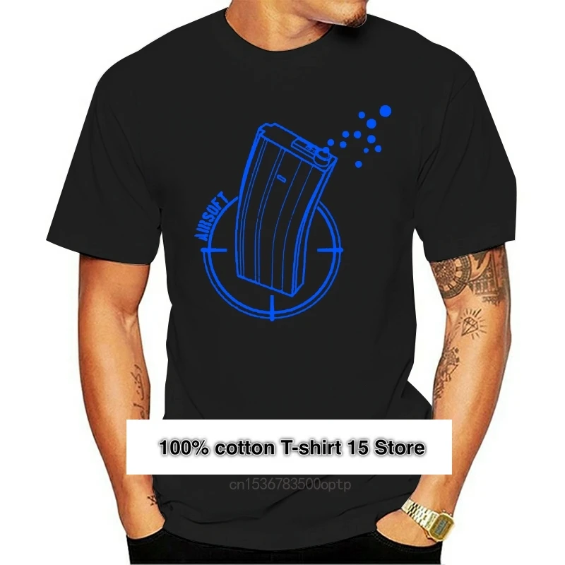 

Camiseta с логотипом Airsoft M4 M16 для женщин и мужчин