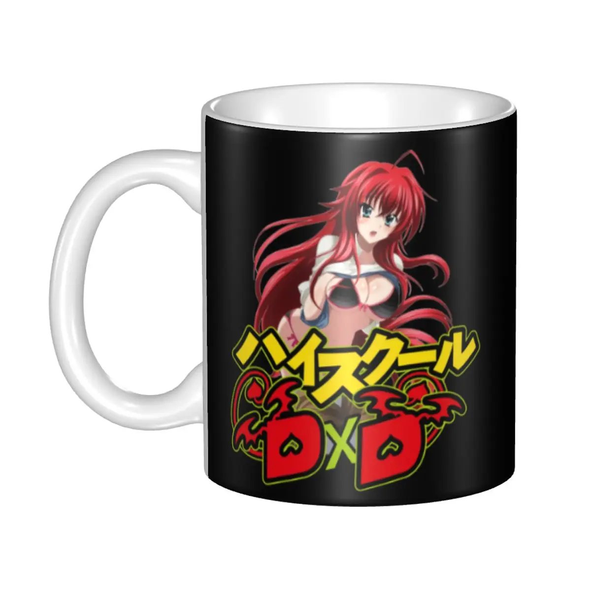

Rias Character Dxd Anime High School Hero Coffee Mug DIY Custom Ceramic Milk Tea Mug Cup