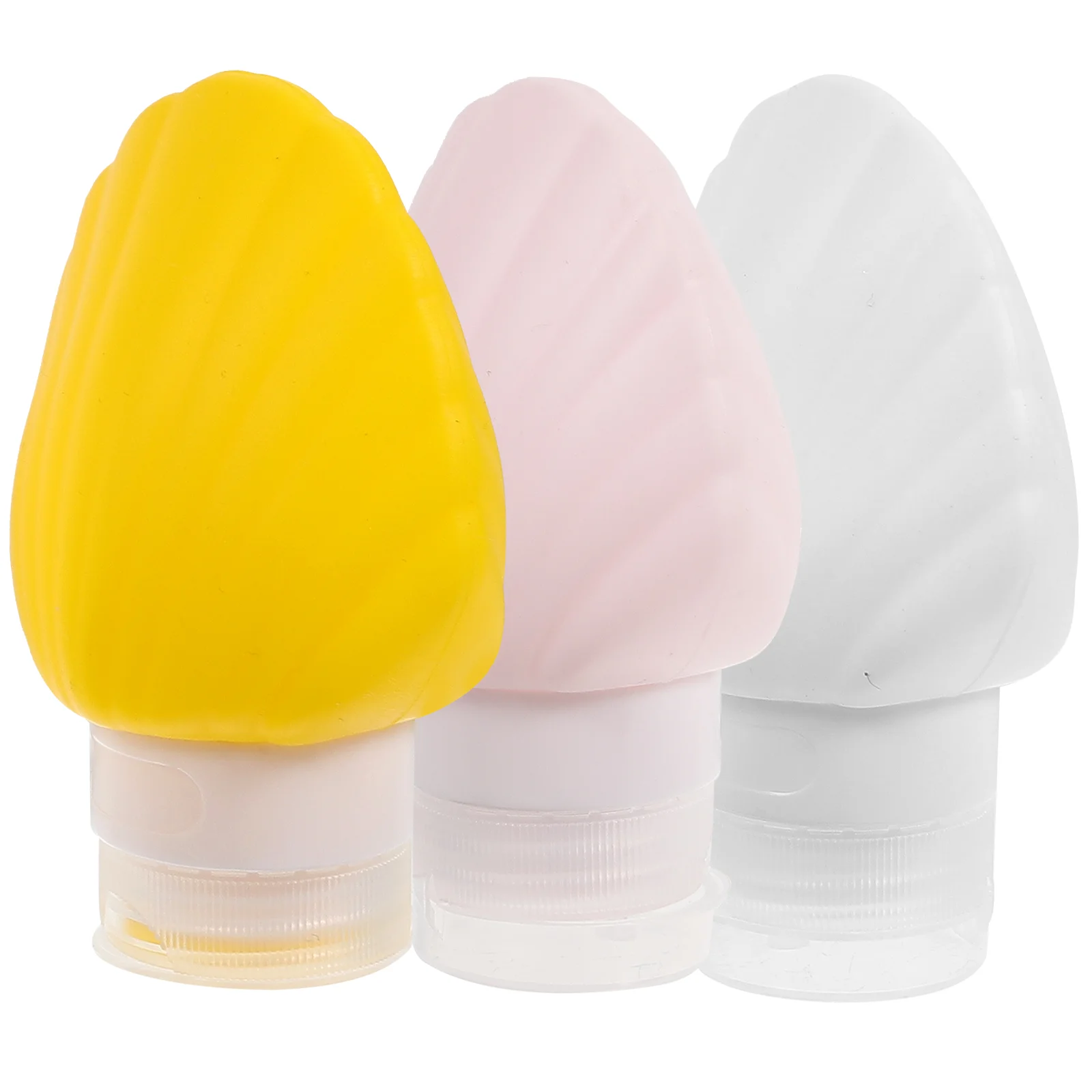 

Пустые бутылки для лосьона в форме оболочки