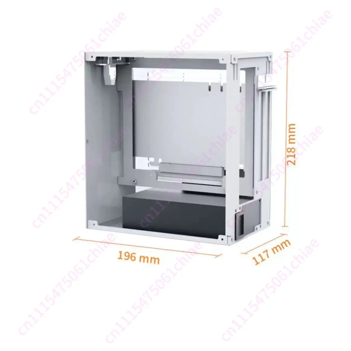 Корпус для ПК SGPC K39 Mini ITX, компактный, портативный, с одним дисплеем формата A4, блок питания 1U, корпус для компьютера MATX. (art.: 3920dd2103850) - 3920dd2103850