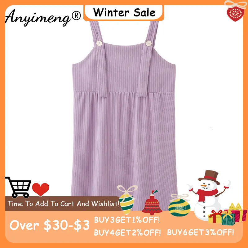 

Новинка модная женская ночная рубашка с подтяжками мягкая Модифицированная женская ночная рубашка 5XL нижнее белье фиолетовая простая стил...