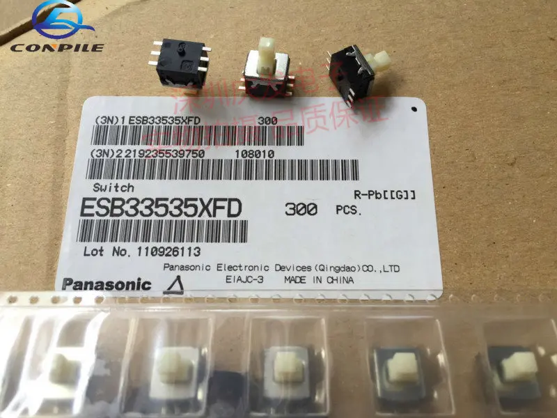 

3pcs ESB33535XFD self-locking button for car switch patch 6 feet