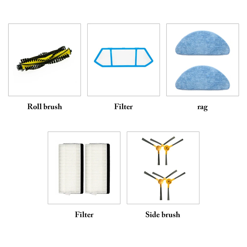 HEPA-фильтр основная щетка швабра для пылесоса X500 X520 X600 Pro T8 S6 Ikhos Create Netbot S15