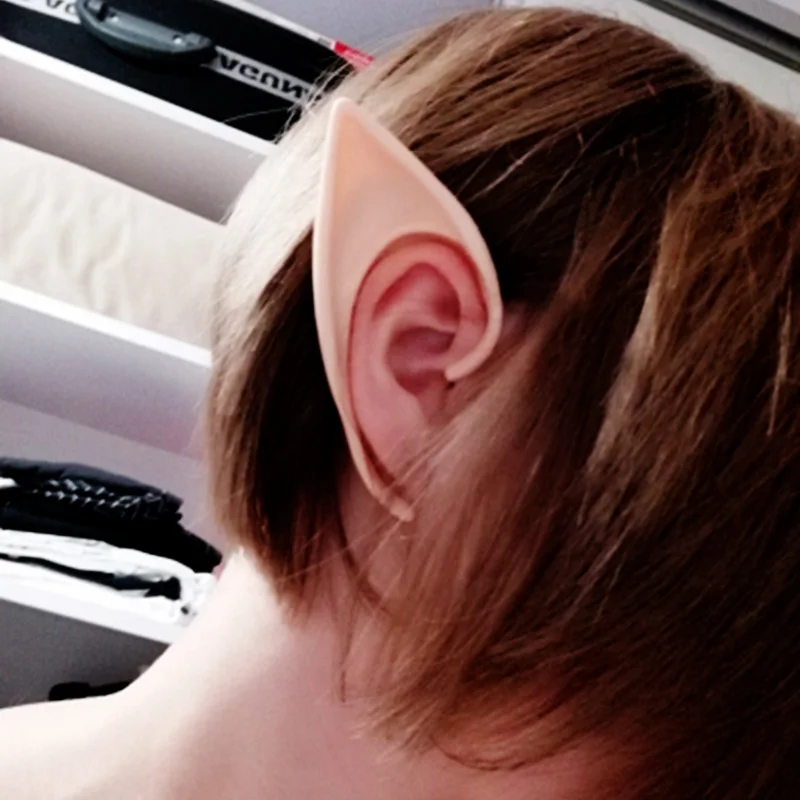 Эльфийские уши латексный праздничный костюм для косплея аксессуары Хэллоуина и