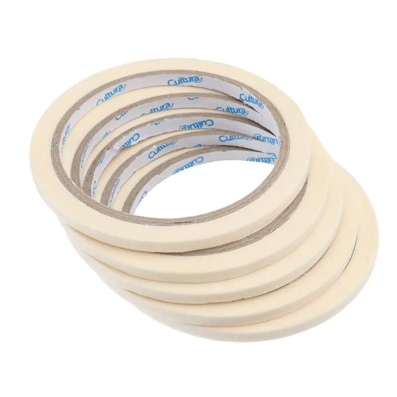 

5Pcs 0.5cm Nail Art Adhesive Tape DIY Decoration Line Stickers Strong Sticky Glue Tape