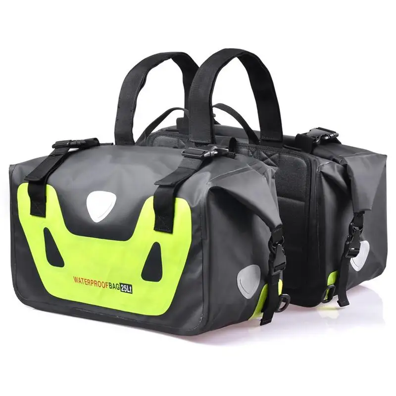 New 50L Motorcycle Waterproof Racing Race Moto Helmet Travel Bags Suitcase Saddlebags Travel Pouch Front Luggage Bag