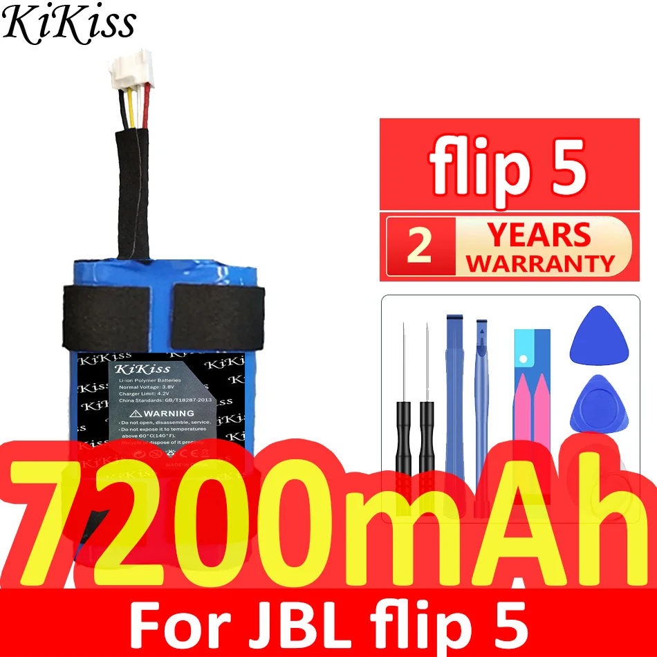 

7200mAh KiKiss Powerful Battery for JBL flip 5 flip5