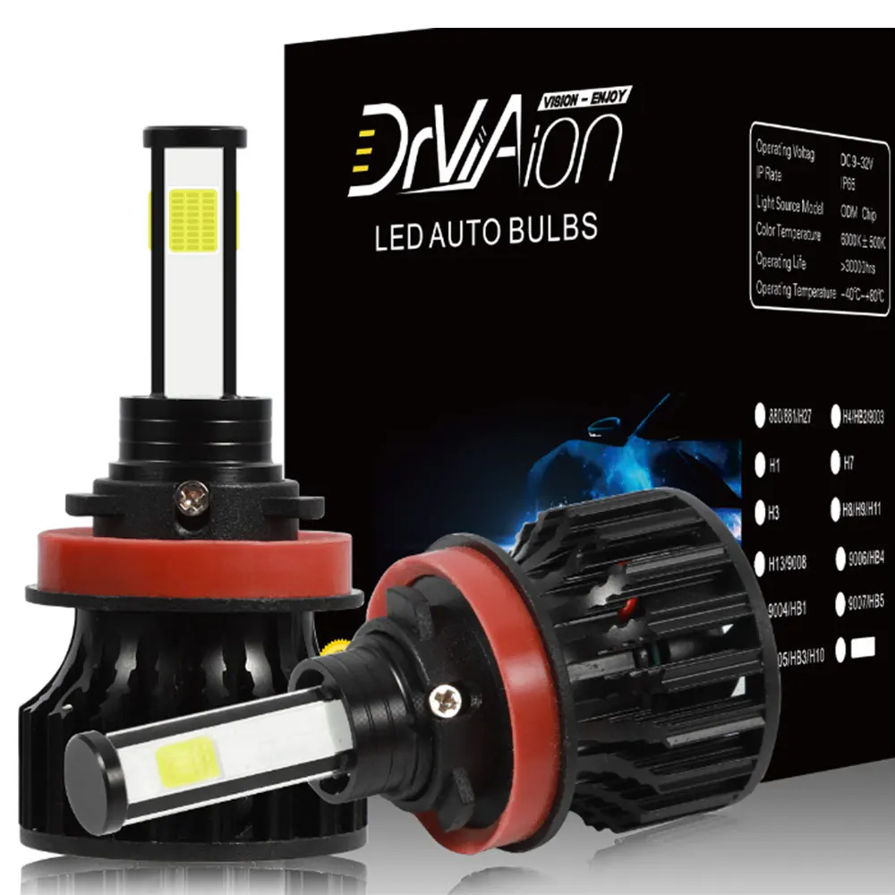 

2 шт., светодиодные мини-лампы для автомобильных фар