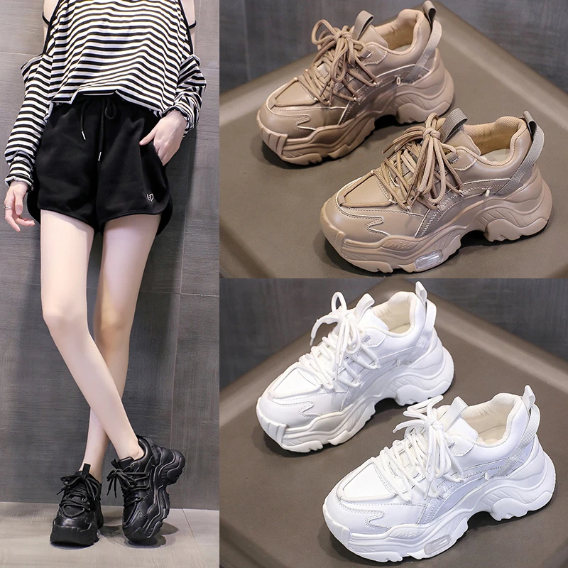 

Женские туфли с круглым носком, дизайнерские водонепроницаемые холщовые туфли на платформе, черные и белые, лето