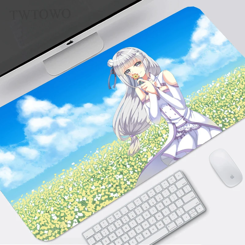 

Rem Re Zero Mouse Pad Gamer XL Custom HD Large Computer Mousepad XXL Mouse Mat MousePads Carpet Laptop Desktop Mouse Pad